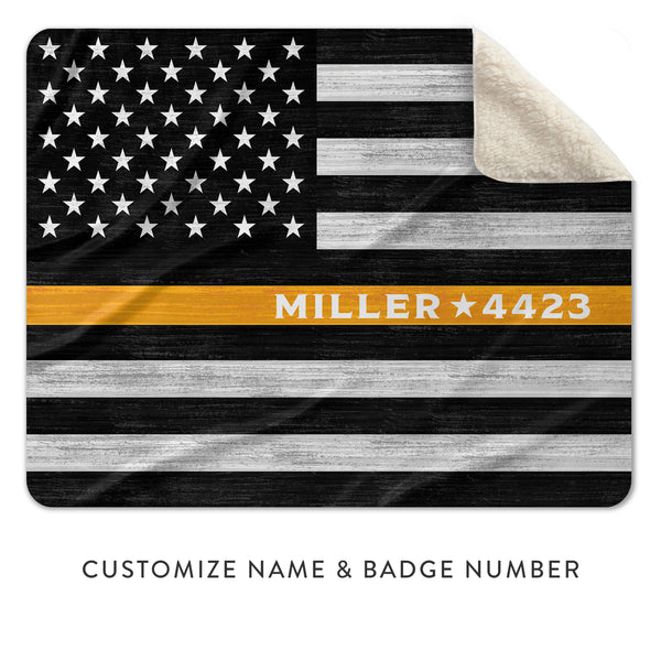 Thin Gold Line Thin Yellow Line Gifts For 911 Emergency Dispatchers, Truck Drivers, and Tow Operators
