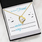 Forever Love Necklace For Dearest Friend with Message Card
