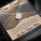 Love Knot Necklace- No Mountain Too High- Love Mom