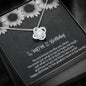 Love Knot Necklace- Gift For Mom On Her Birthday
