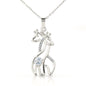 Valentines Day Gifts- Graceful Love Giraffe Necklace- Dad To Daughter Gift