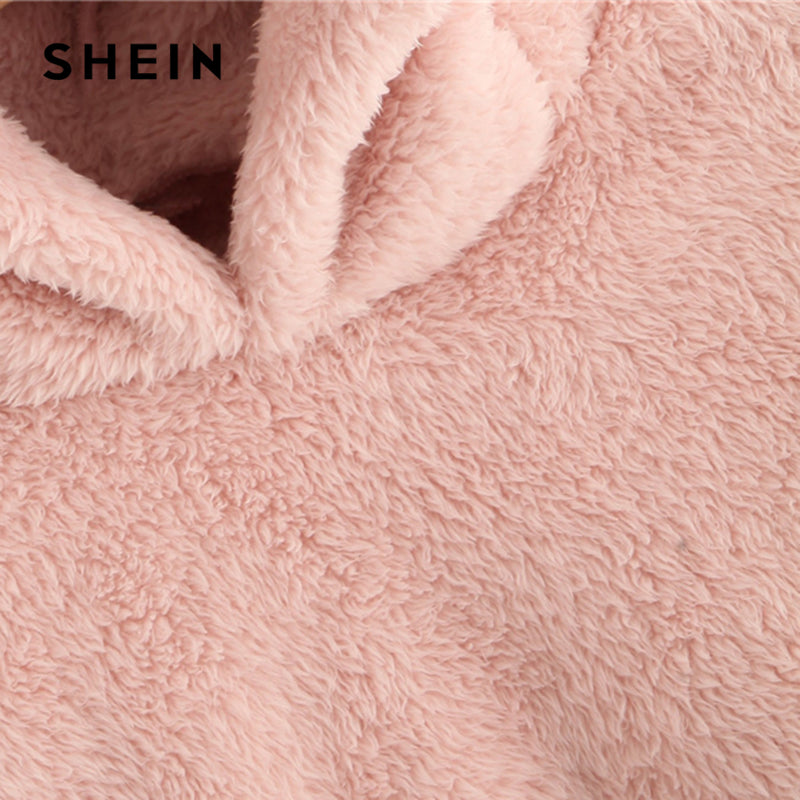 shein bear hoodie