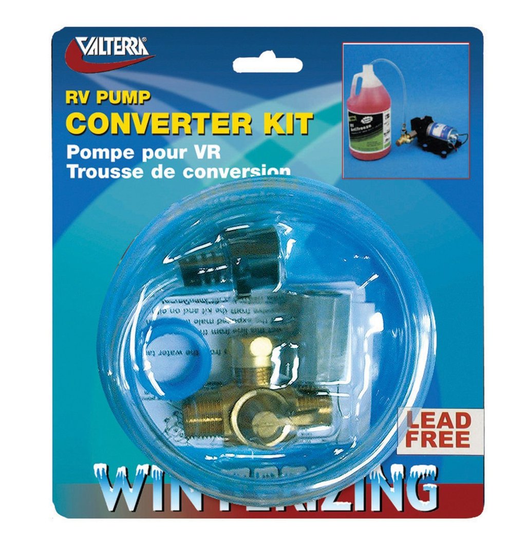 Water System Antifreeze Pump Converter Pump Converter Kit Enables RV Water Pump...
