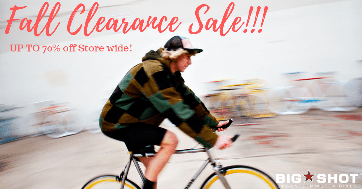bicycle clearance sale