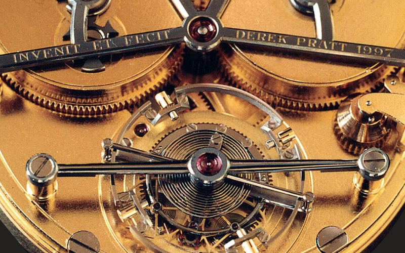 Pocket Watch Escapement Mechanism