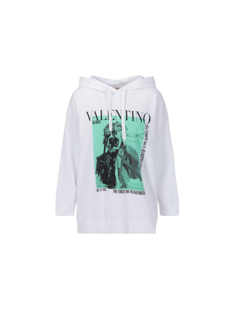 valentino white sweatshirt