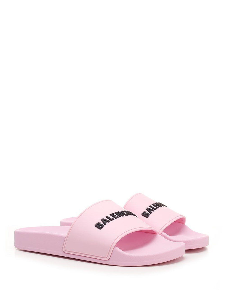 balenciaga pink slippers