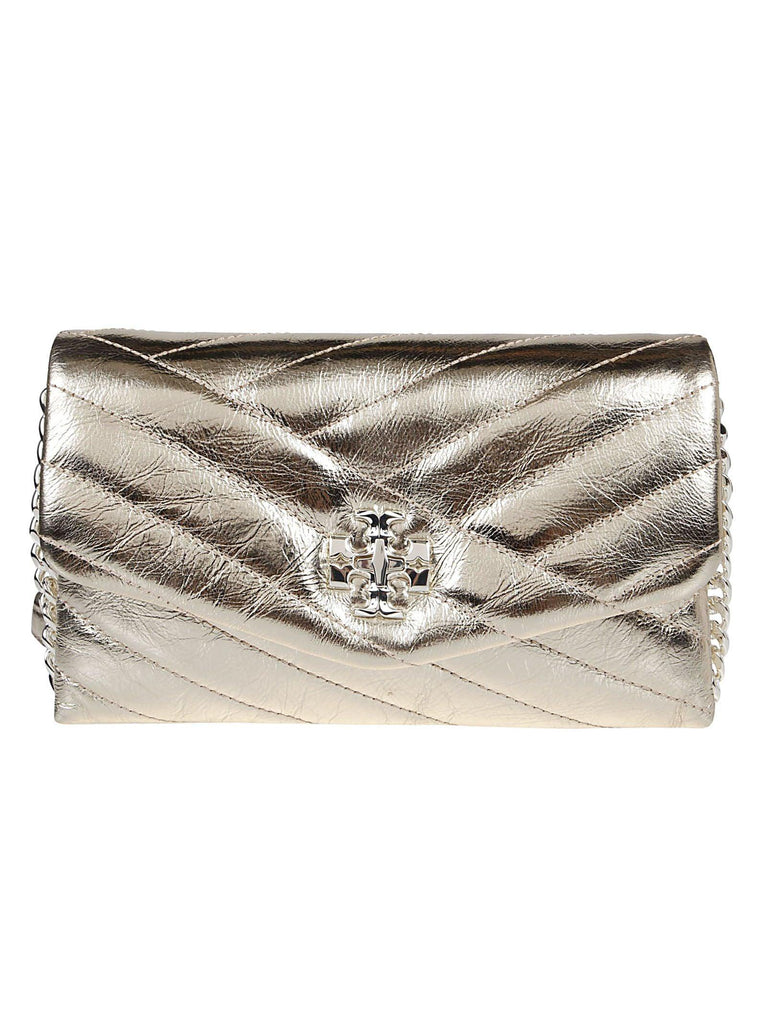 tory burch silver wallet