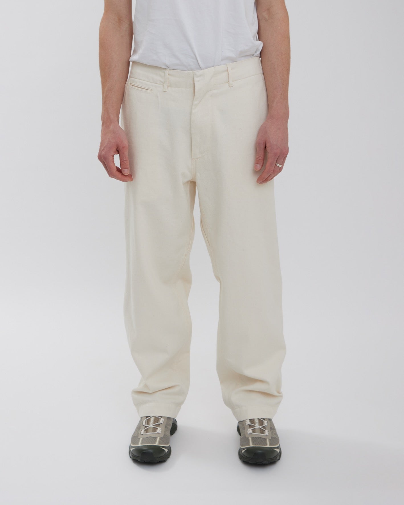 Nanamica Wide Denim Pants (Natural)