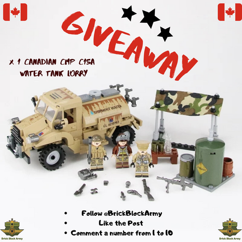 WW2 Canadian CMP C15A Water Tank Lorry giveaway build 