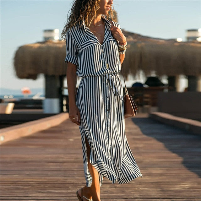 long summer shirt dresses