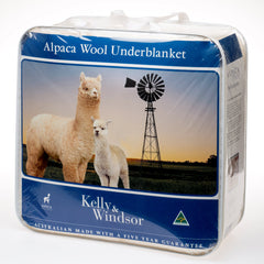 The original alpaca underblanket packaging