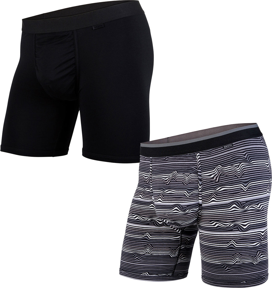 Large, Black Troy Lee Designs Mens BN3TH Underwear//Boxer Briefs Solid