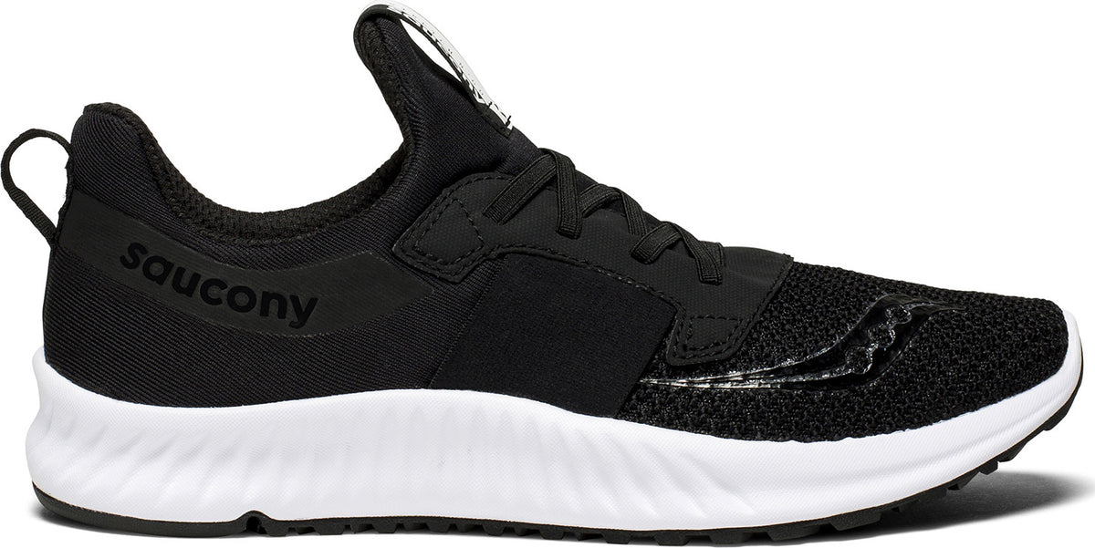 womens black saucony running shoes