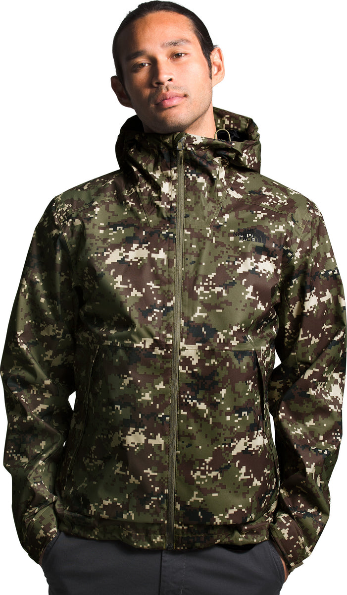 north face millerton jacket black camo