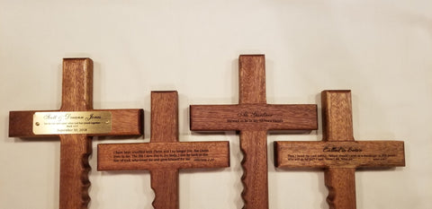Religious Cross with Personalization 