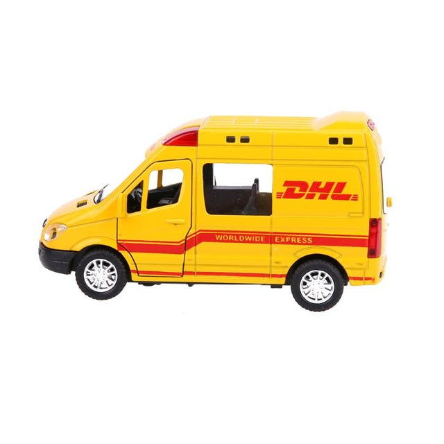 119 red ambulance dhl toy van