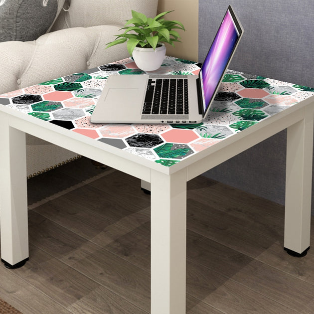 55x55cm Tropical Leaves Contact Paper Diy Vinyl Table Stickers