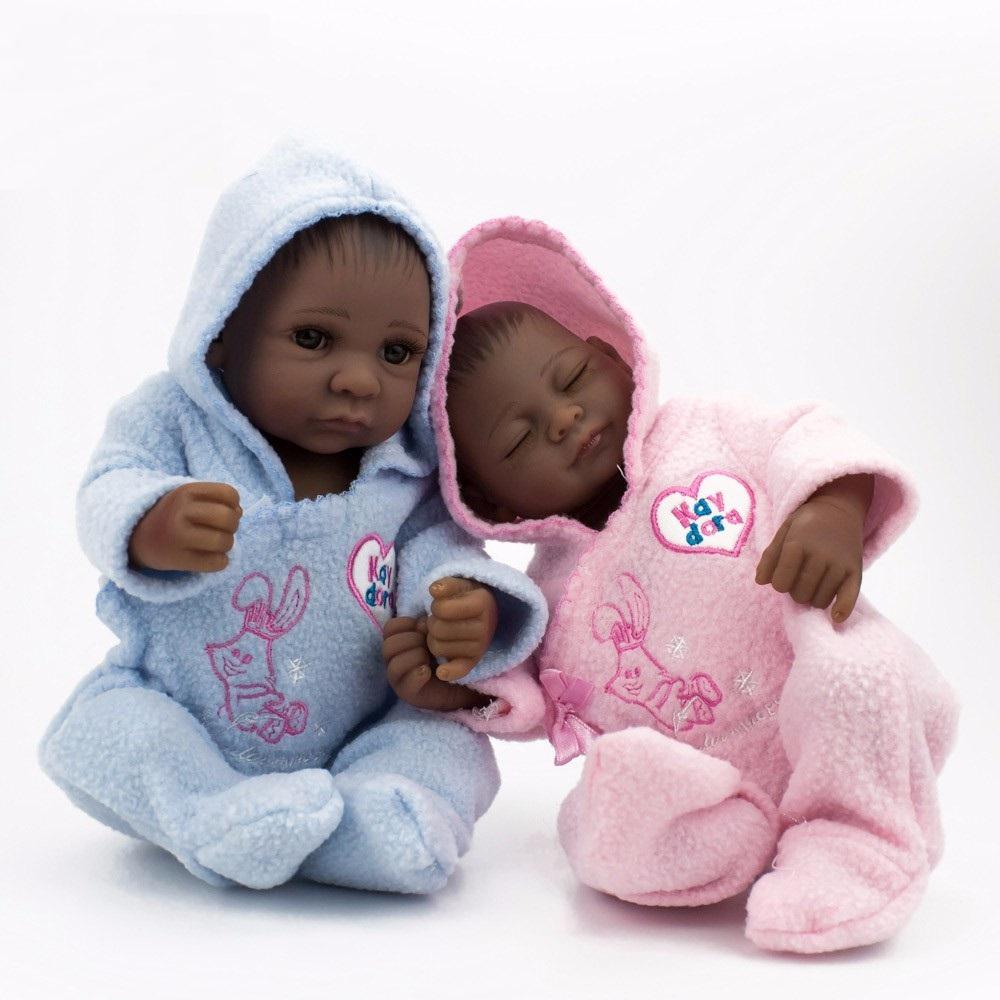 miniature black baby dolls