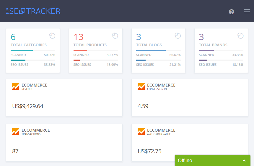 ProSEO Tracker BigCommerce Plugin