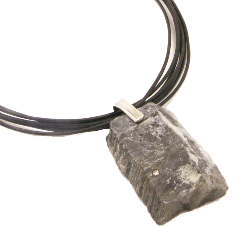 Everest archaeology rock necklace 