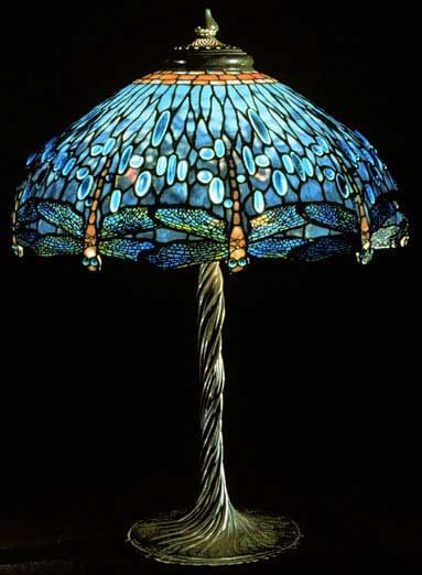 Louis Comfort Tiffany Art Nouveau Lamp