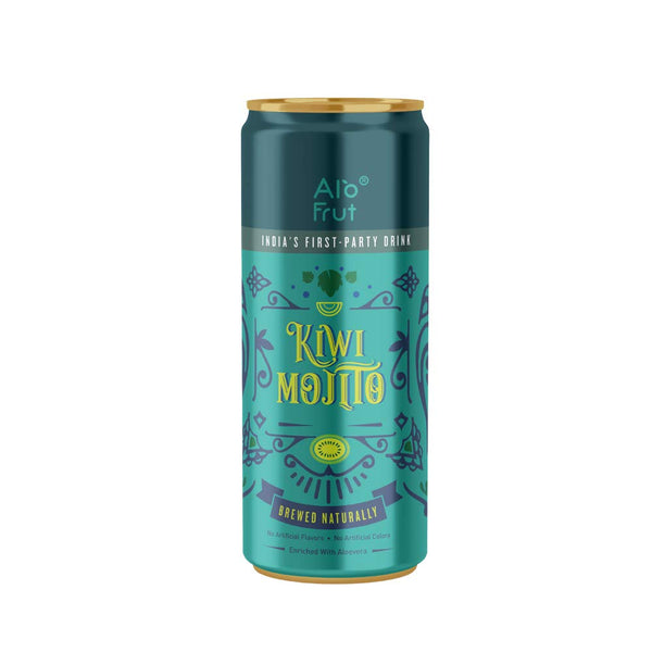 Alo Frut Kiwi Mojito 250 ml | Taste The Natural Fizz | Enriched With Aloevera | No Artificial Colours | No Artificial Flavors