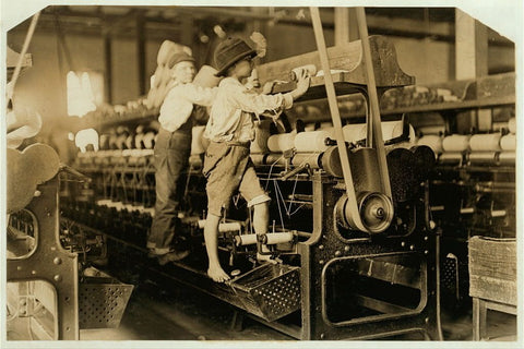 Lewis Hine photographed child labor in America and helped to erase it