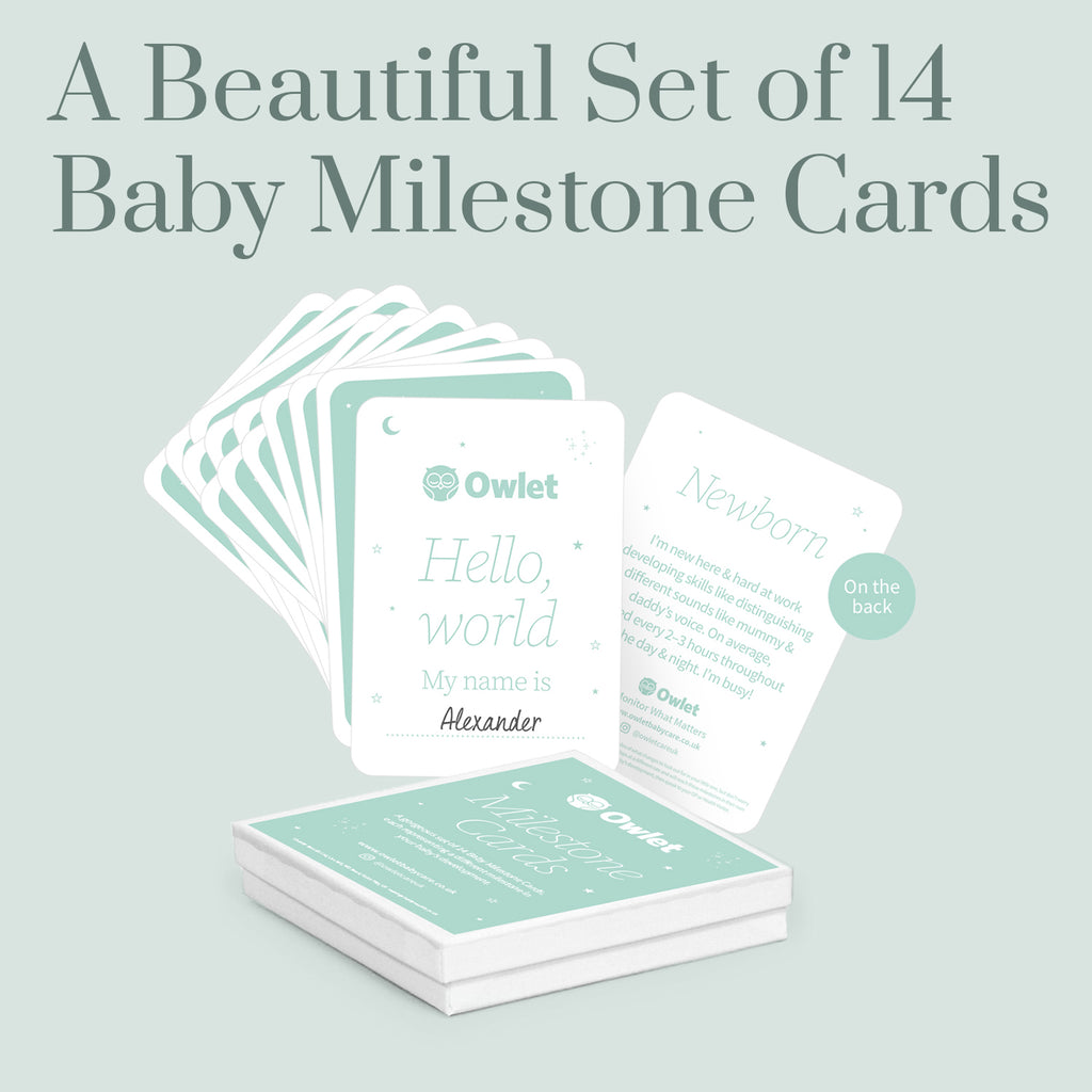 owlet milestone cards