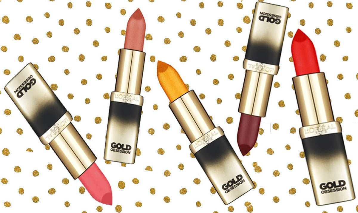 L’Oreal Gold Obsession Lipstick Beige Gold.