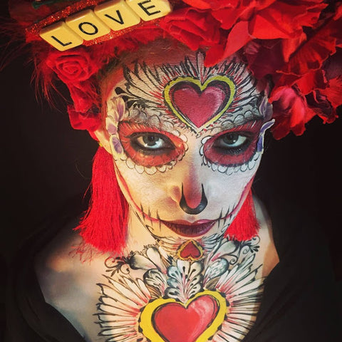 Day of Dead Festival Halloween face paint idea