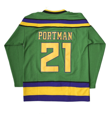 portman mighty ducks jersey