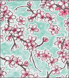 Freckled Sage Cherry Blossom Aqua