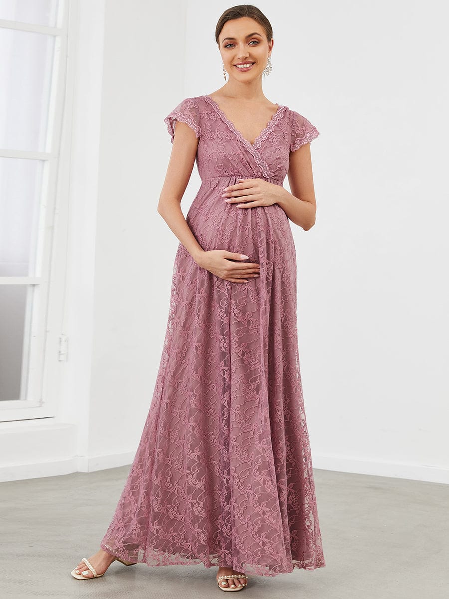 purple vintage lace bridesmaid dresses