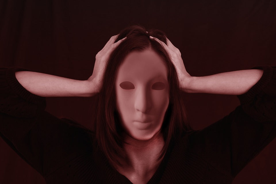 Woman with Migraine