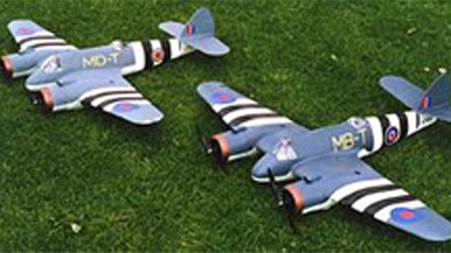 2 beaufighter electric RC scale models