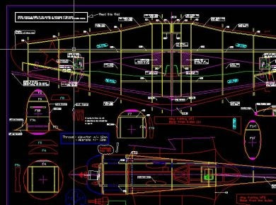 cad drawing of RC model