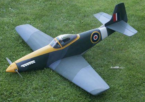 Mustang completed balsa kit