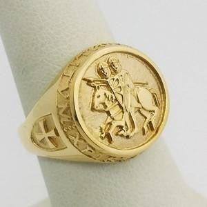 gold coat of armor ring 