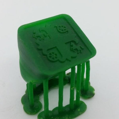 3D wax model obtained from 3D printing process