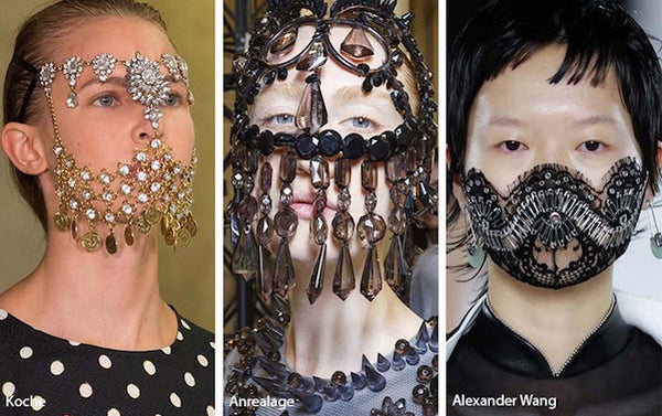 Face armors the aggressive face jewelry for women