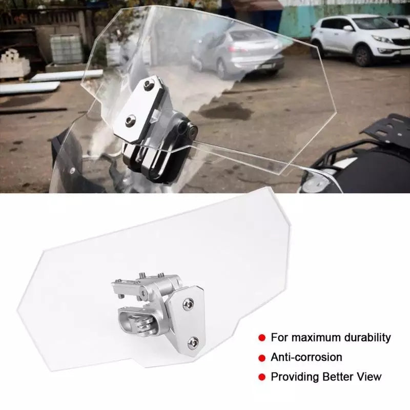 motorcycle windshield deflectors