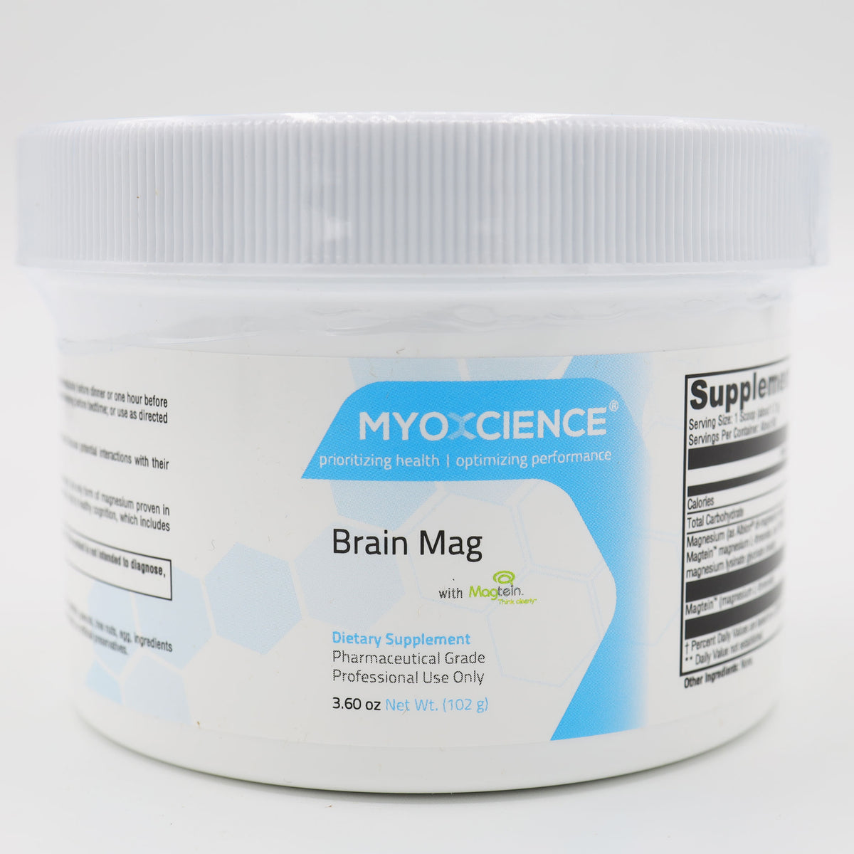 Brain Mag Magnesium Lthreonate + Magnesium Glycinate Chelate powder