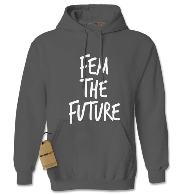 Fem The Future Is Female Adult Hoodie Sweatshirt FeministRags