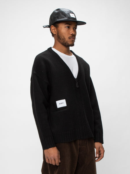 wtaps palmer Sweater black 22aw カーディガン - カーディガン