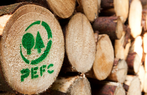 muebles de madera sostenible certificado PEFC