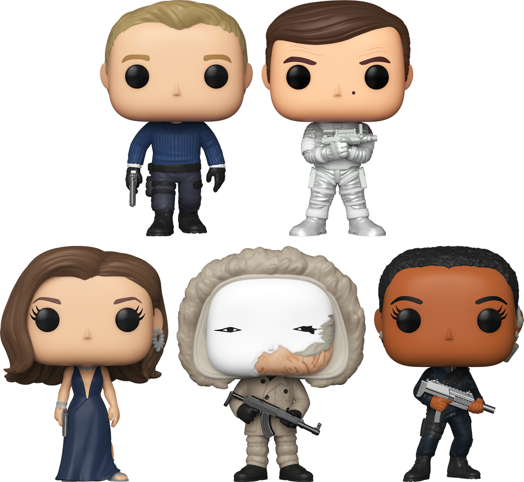 Funko Pop! James Bond - No Time To Moonrake Bundle of 5) | The Collectables