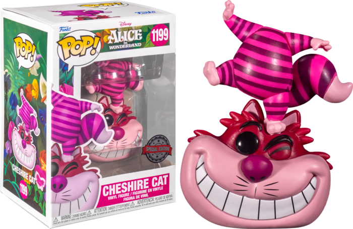 Pop! Alice in Wonderland Cheshire Cat Standing Head #1199 - Chase Chance | Amazing Collectables
