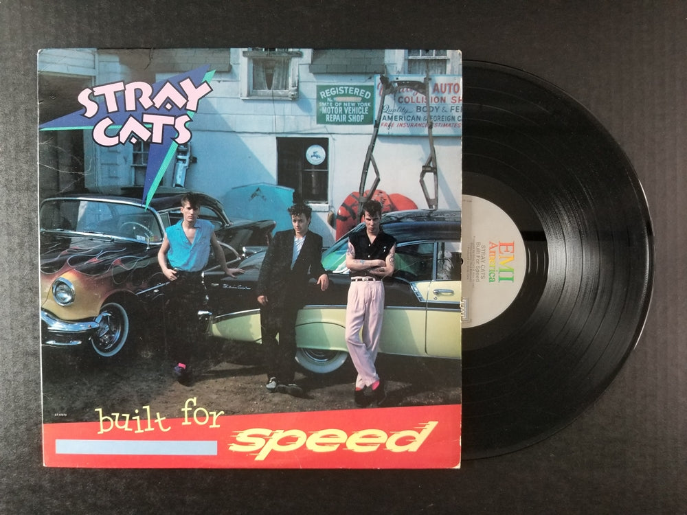 暖色系 Stray Cats ‎– Built For Speed 美品 香港盤 LP | reumareica.com