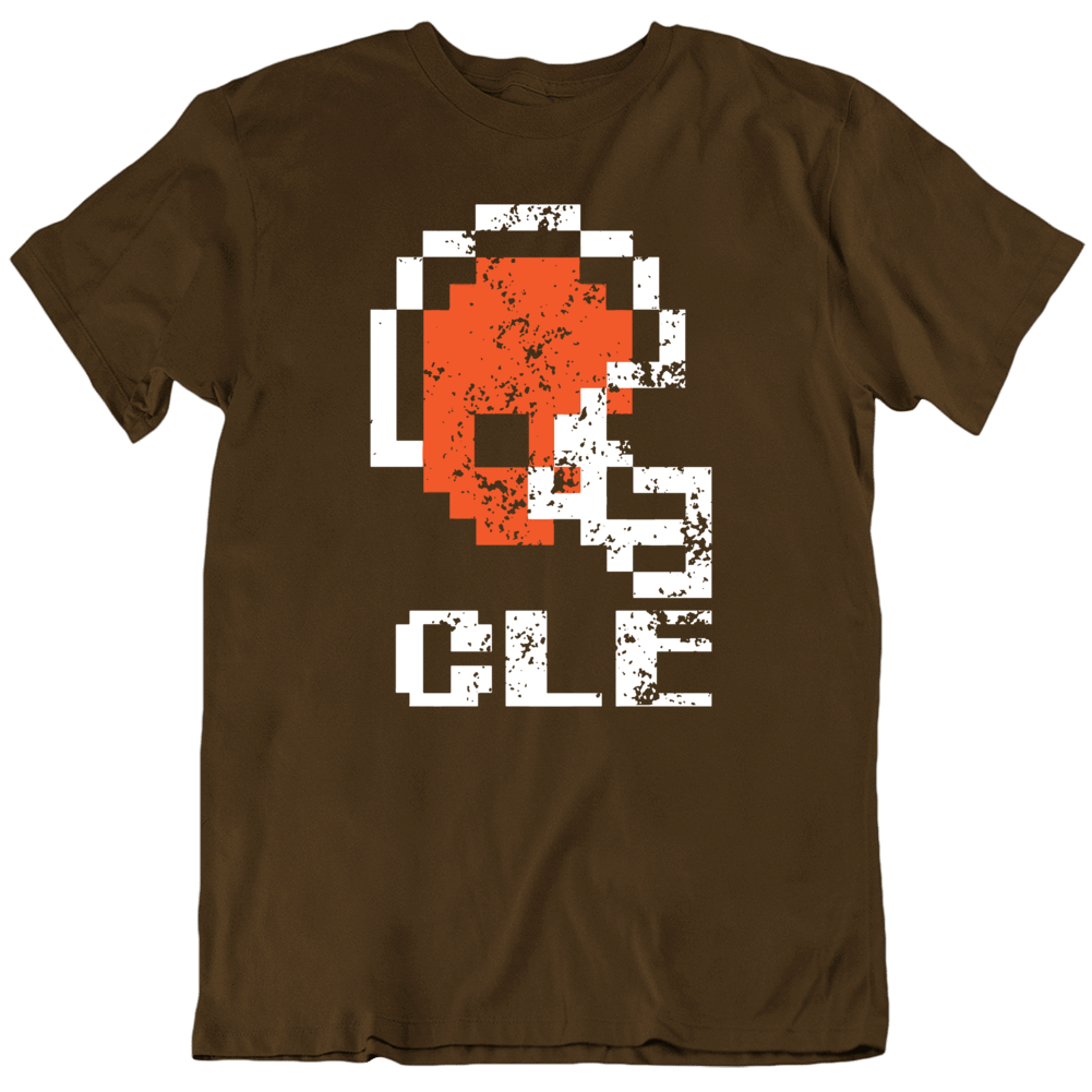 cleveland browns 8 bit shirt